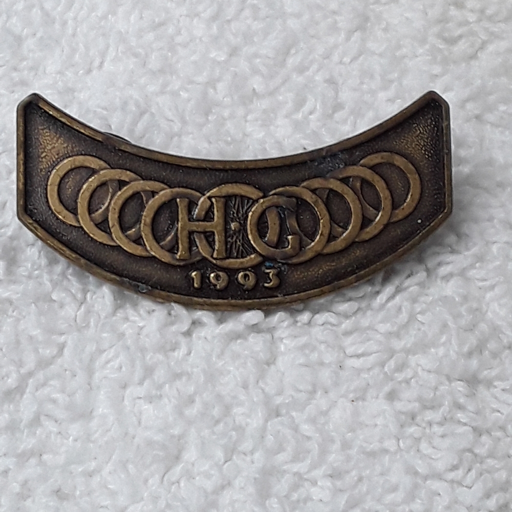 🍀FINAL🍀Harley Davidson HOG Pin 1993 Vintage